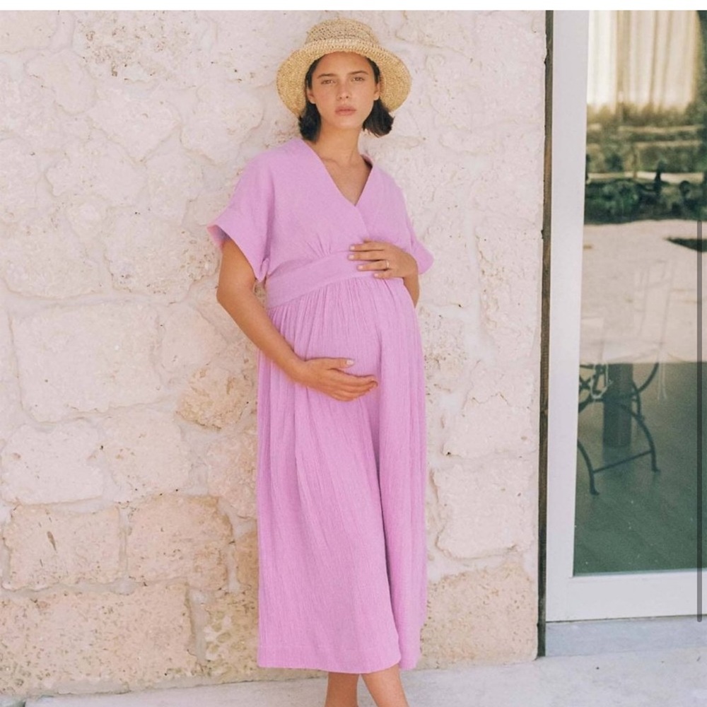 Hatch The Carolina Maternity Midi Dress